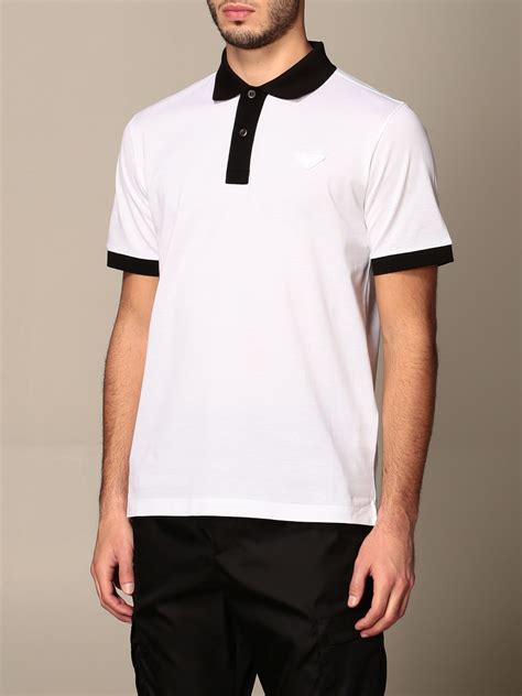 white prada polo